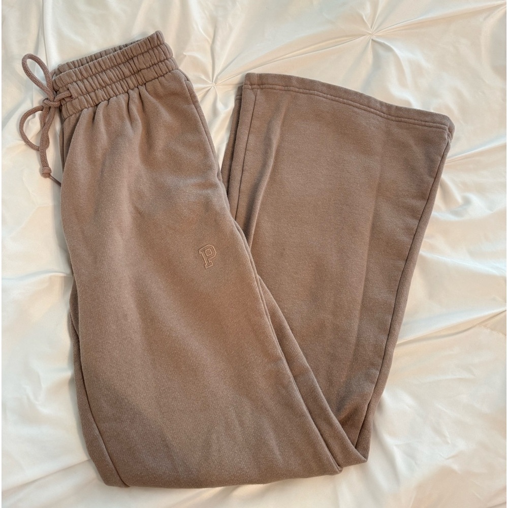 VS PINK Fit and Flare Light Brown Sweatpants Size XS
